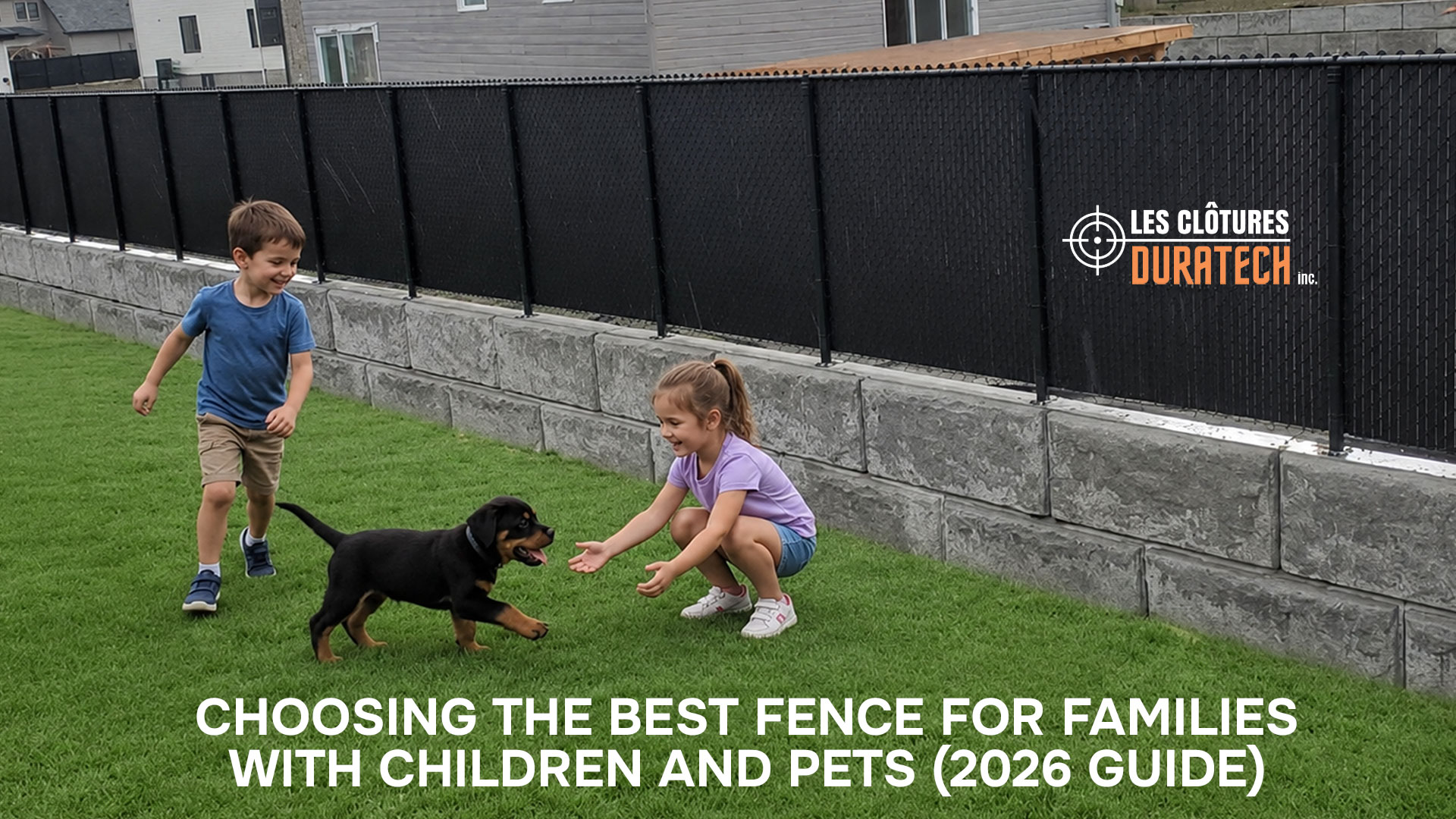 Choosing the Best Fence for Families with Children and Pets (2026 Guide)