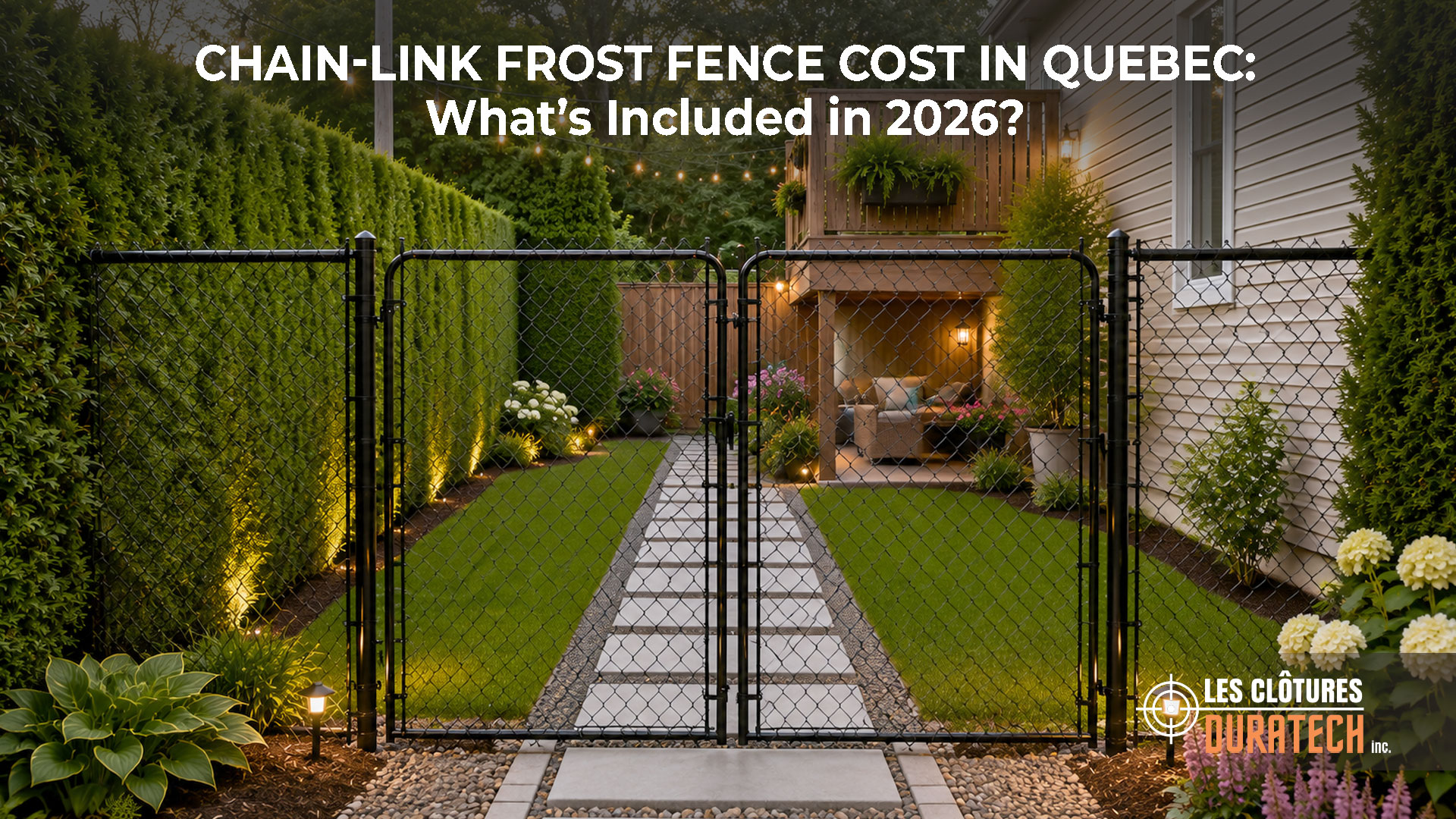 Chain-Link Frost Fence Cost in Quebec: What’s Included in 2026?