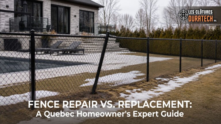 Fence Repair vs. Replacement: A Quebec Homeowner's Expert Guide