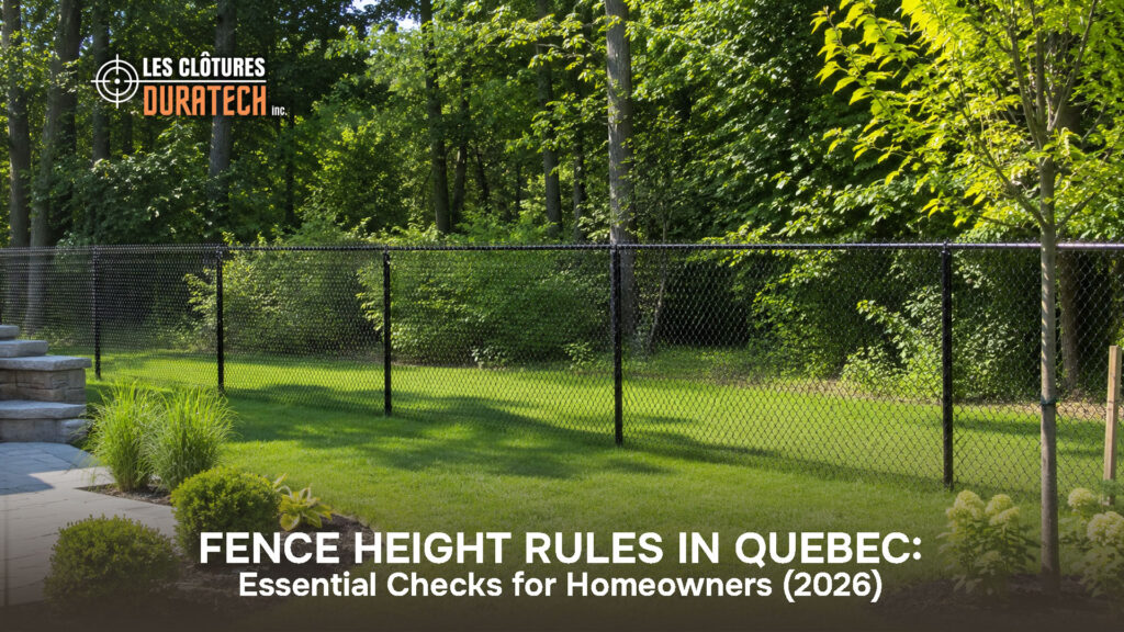 Fence Height Rules in Quebec: Essential Checks for Homeowners (2026)
