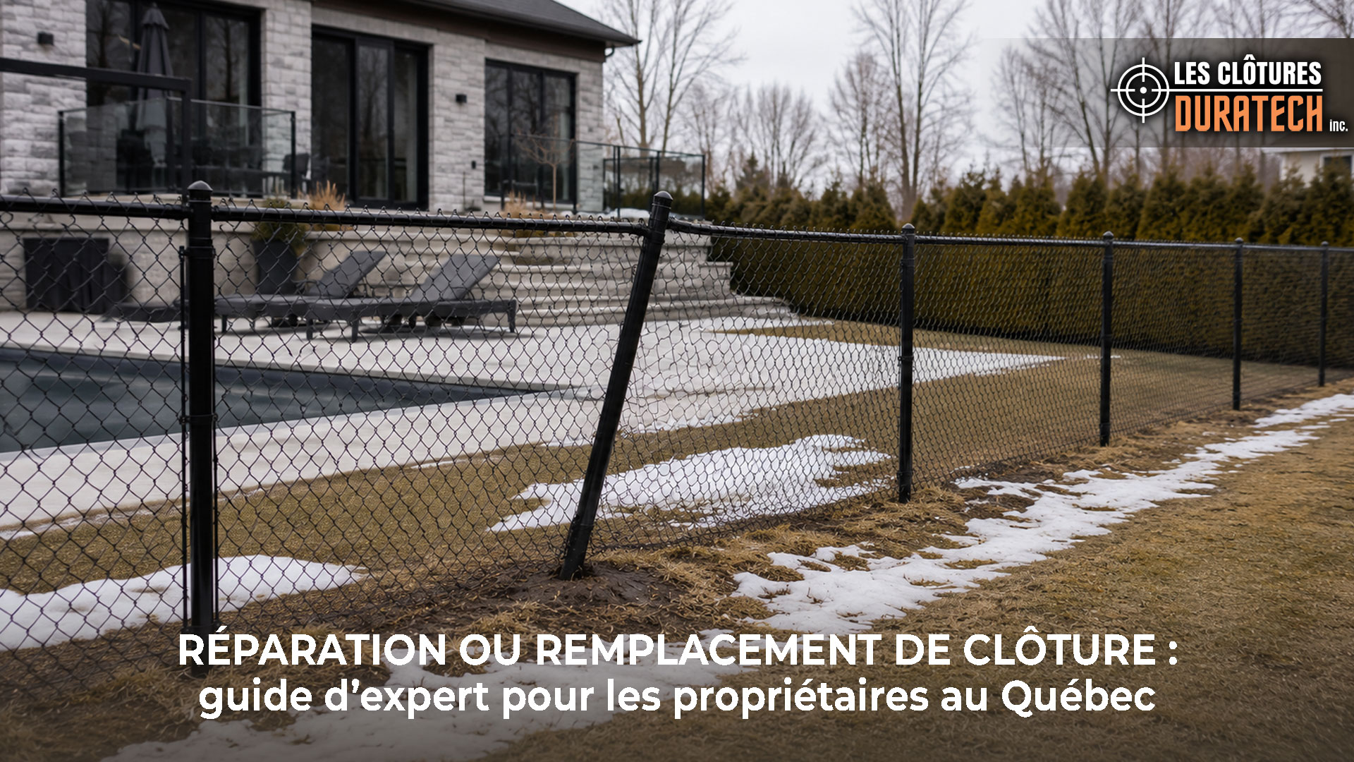 Réparation ou remplacement de clôture : guide d’expert pour les propriétaires au Québec